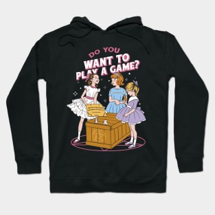 Do You Want To Play A Game Funny Vintage Hoodie